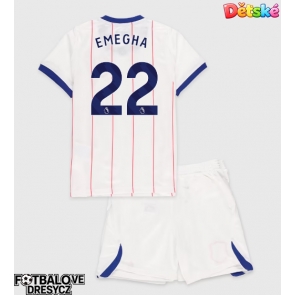 Chelsea Emmanuel Emegha #22 Dětské Alternativní dres komplet 2026-27 Krátký Rukáv (+ trenýrky)